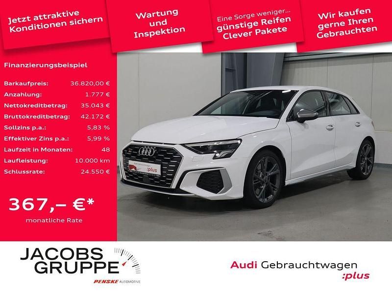 Ibisweiß Gebraucht 2024 Audi S3 Design Limousine | 36.820 € (Superpreis) - Bild 1/4