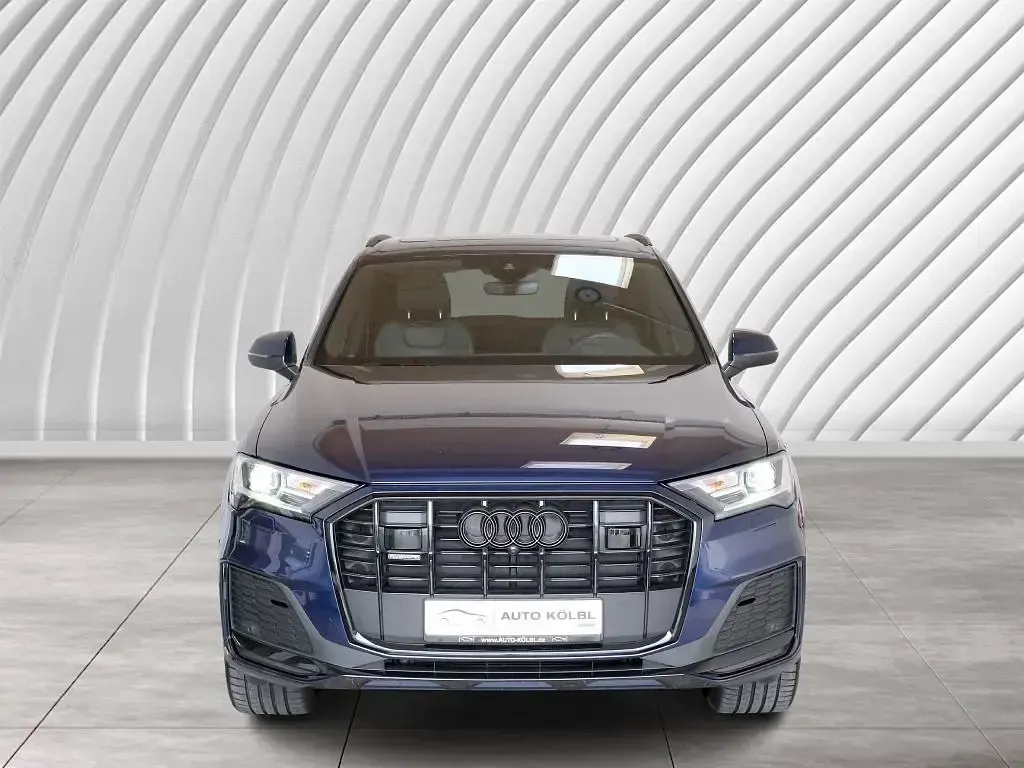 Gebraucht Audi Q7 S-Line 286 PS (210 kW) 2023 Navarrablau metallic SUV