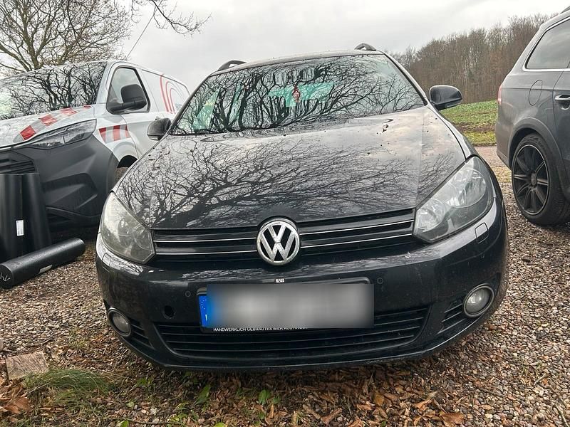 Schwarz Gebraucht 2010 VW Golf VI Kombi | 3.500 € - Bild 1/4