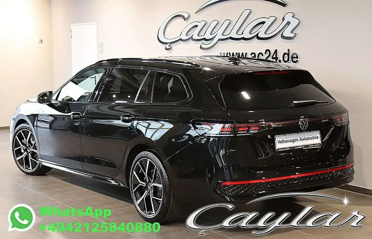 Ny VW Passat R-line 193 HK (141 kW) 2025 Sort Stationcar