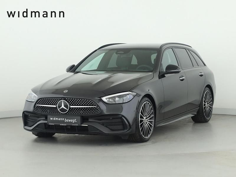 Metalliclack graphitgrau Gebraucht 2025 Mercedes C220 Night Kombi | 70.763 € - Bild 1/4