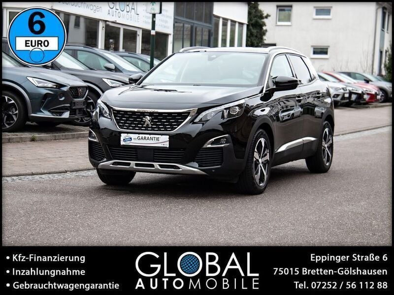 Schwarz Gebraucht 2020 Peugeot 3008 Allure SUV | 19.980 € (Guter Preis) - Bild 1/4