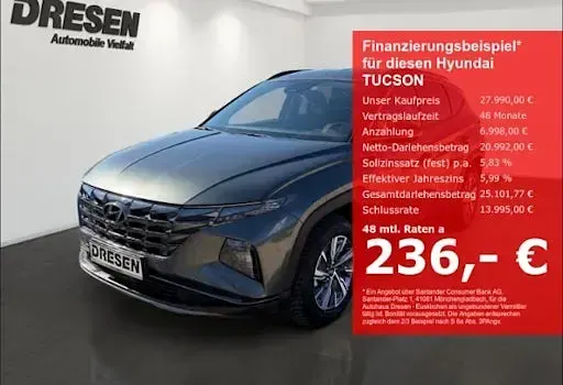 Gebraucht Hyundai Tucson Trend 230 PS (169 kW) 2024 Grau SUV