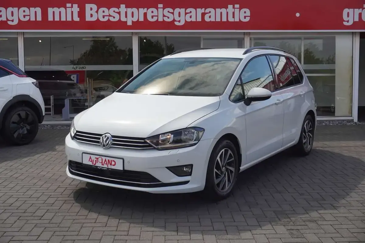 Gebraucht VW Golf Sportsvan Sound 110 PS (80 kW) 2017 Weiß Van / Kleinbus