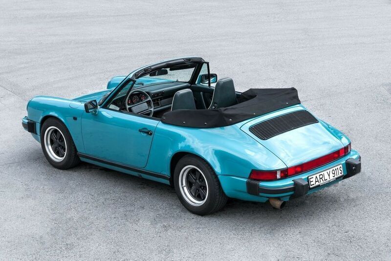 Gebraucht Porsche 911 218 PS (160 kW) 1987 Blau Cabrio