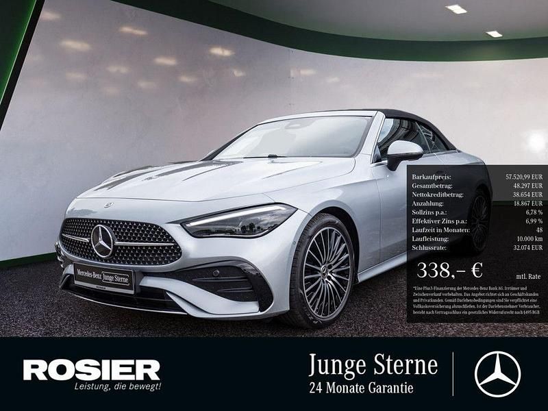 Silber / hightechsilber Gebraucht 2024 Mercedes CLE200 Advanced Plus Cabrio | 57.521 € - Bild 1/4