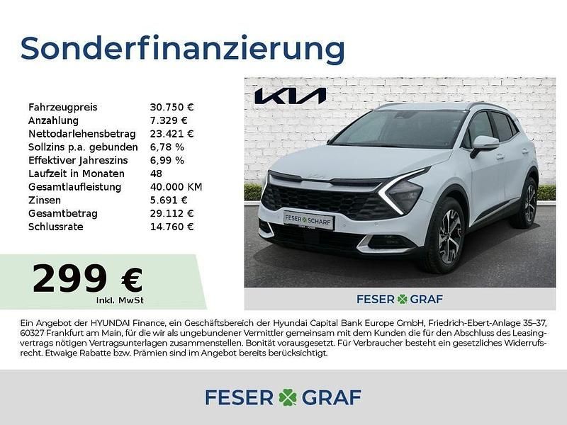 Neu Kia Sportage Spirit 160 PS (117 kW) 2025 Cararraweiss SUV