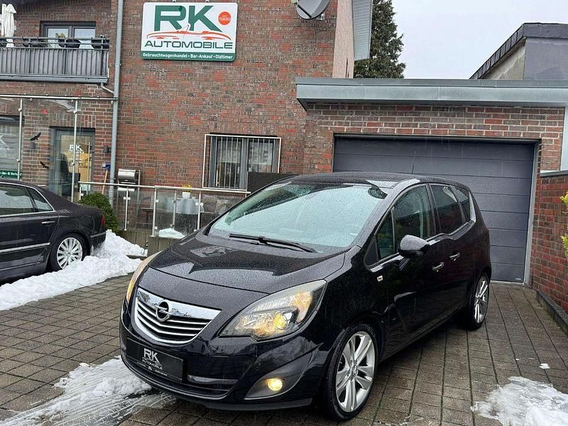 Saphirschwarz mineraleffekt Gebraucht 2010 Opel Meriva Innovation Van / Kleinbus | 4.999 € (Fairer Preis) - Bild 1/4