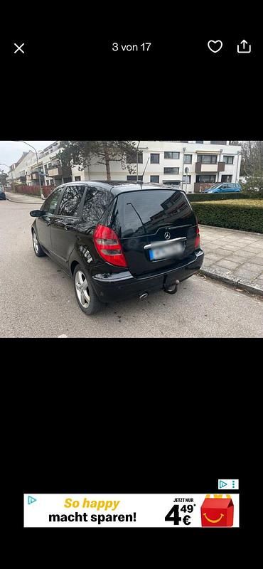 Gebraucht Mercedes A200 140 PS (102 kW) 2005 Schwarz Kleinwagen