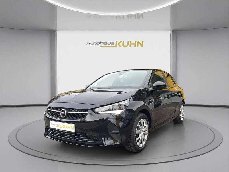 Diamant schwarz Gebraucht 2021 Opel Corsa-e Edition Kleinwagen | 15.490 € (Fairer Preis) - Bild 1/4