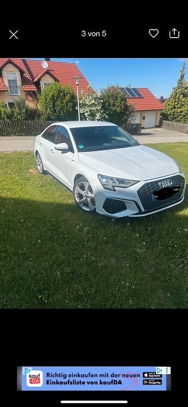 Weiß Gebraucht 2020 Audi A3 S-Line Limousine | 23.499 € (Fairer Preis) - Bild 1/4