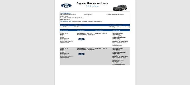 Gebraucht Ford Kuga ST-Line X 190 PS (139 kW) 2023 Magneticgrau (metallic) SUV