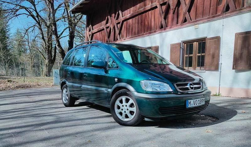 Gebraucht Opel Zafira Njoy 101 PS (74 kW) 2004 Grün Van / Kleinbus