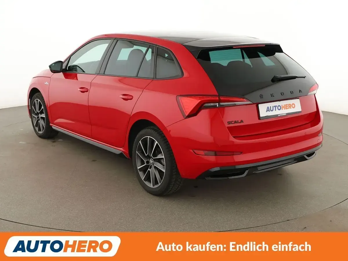 Gebraucht Skoda Scala Monte Carlo 110 PS (80 kW) 2022 Rot Kleinwagen