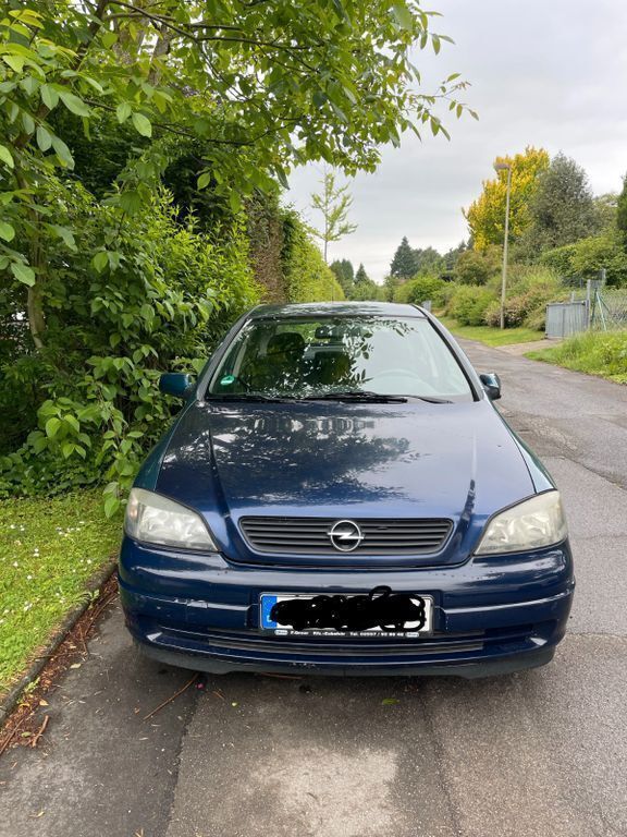 Blau Gebraucht 2001 Opel Astra Limousine | 600 € (Superpreis) - Bild 1/4