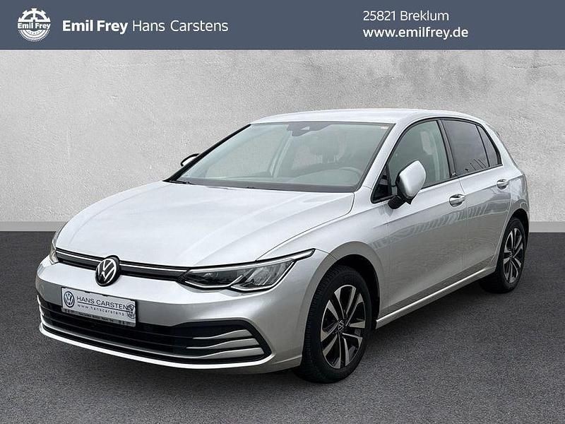 Silber Gebraucht 2021 VW Golf VIII United Limousine | 18.490 € (Guter Preis) - Bild 1/4