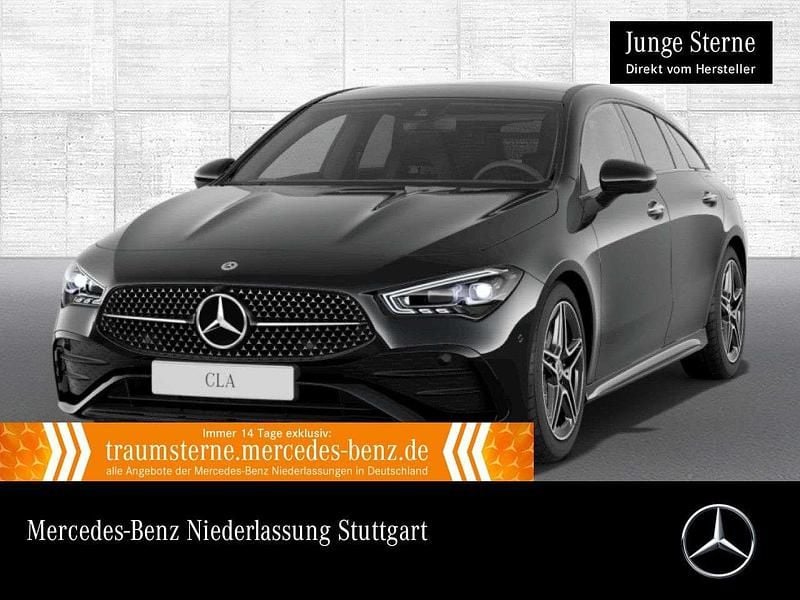 Kosmosschwarz Gebraucht 2024 Mercedes CLA180 AMG Limousine | 34.990 € - Bild 1/3