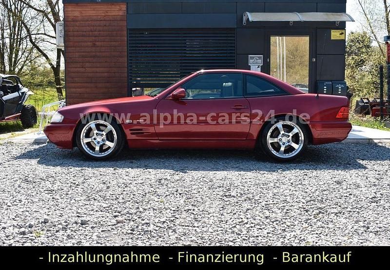 Gebraucht Mercedes SL320 224 PS (164 kW) 1998 Rot Cabrio