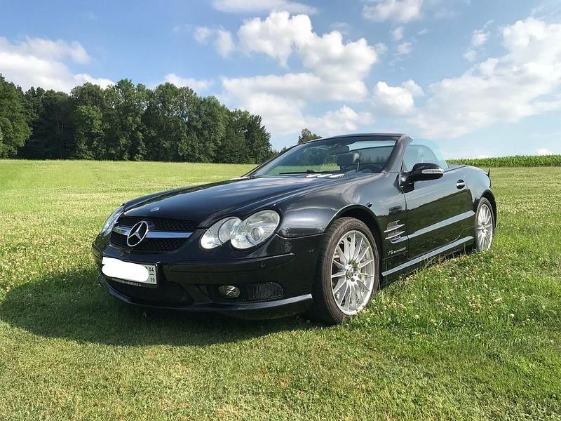 Schwarz Gebraucht 2003 Mercedes SL55 AMG AMG Cabrio | 30.500 € - Bild 1/4