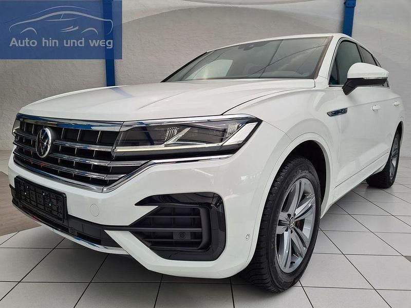 Pure white Gebraucht 2021 VW Touareg R-line SUV | 39.900 € (Guter Preis) - Bild 1/4
