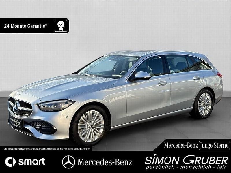 lack hightechsilber (metallic) Gebraucht 2024 Mercedes C220 Avantgarde Kombi | 38.500 € (Guter Preis) - Bild 1/4
