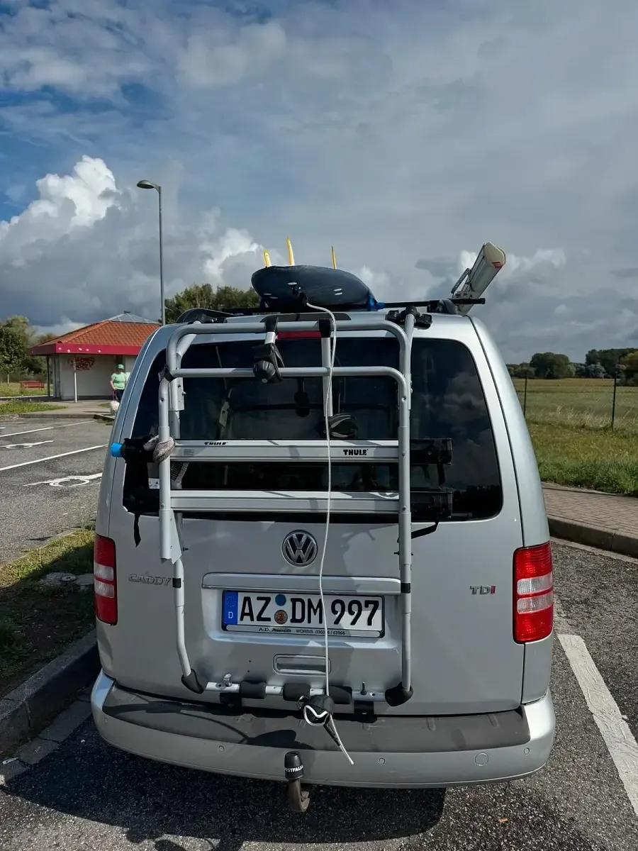 Gebraucht VW Caddy 2012 Silber Van / Kleinbus