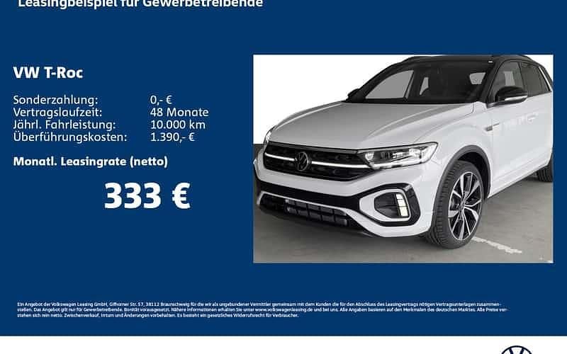 Grau Neu 2025 VW T-Roc R-line SUV | 50.025 € (Teuer) - Bild 1/4