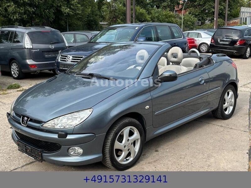 Gebraucht Peugeot 206 CC Platinum 109 PS (80 kW) 2006 Grau Cabrio