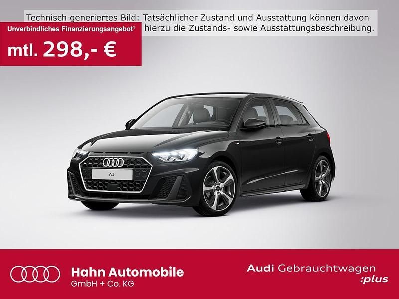 Schwarz Gebraucht 2022 Audi A1 Sportback S-Line Kleinwagen | 24.730 € (Teuer) - Bild 1/3