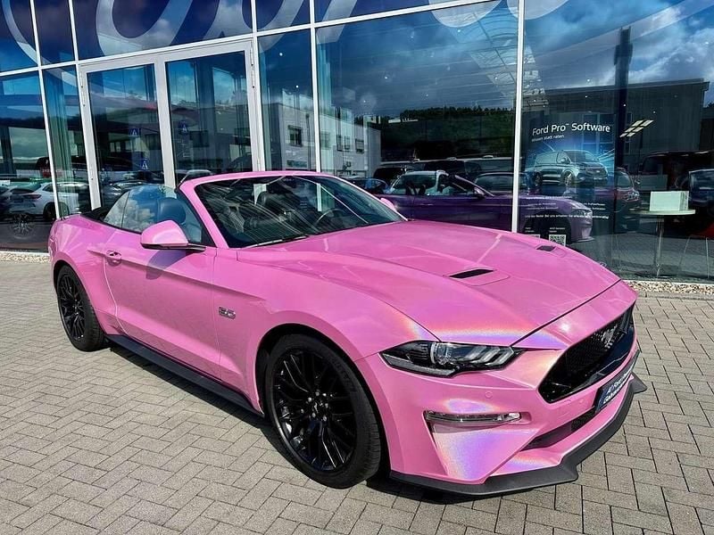 Racerot rot Gebraucht 2022 Ford Mustang Convertible Cabrio | 43.990 € (Superpreis) - Bild 1/4