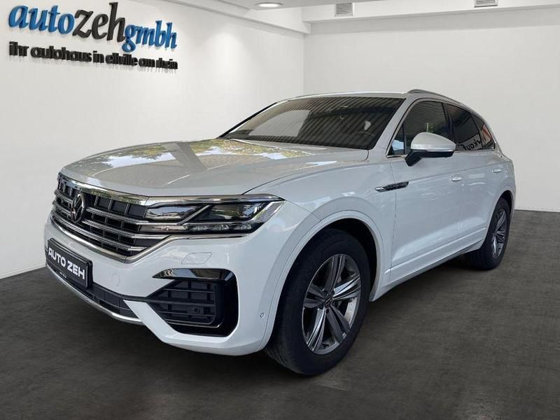 Oryxweiß perlmutteffekt Gebraucht 2022 VW Touareg R-line SUV | 45.950 € (Superpreis) - Bild 1/4