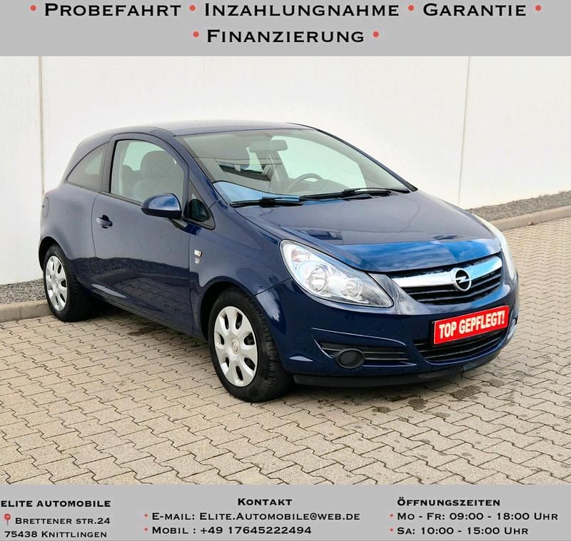 Gebraucht Opel Corsa Edition 86 PS (63 kW) 2010 Royal blau (s2) Kleinwagen
