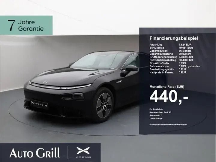 Actic white Gebraucht 2024 XPENG P7 Limousine | 39.440 € (Superpreis) - Bild 1/2