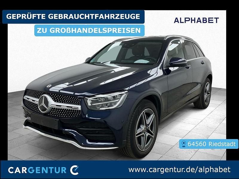 Cavansitblau Gebraucht 2022 Mercedes GLC300 AMG line SUV | 34.407 € (Superpreis) - Bild 1/2