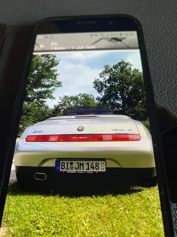 Gebraucht Alfa Romeo Spider Lusso 150 PS (110 kW) 1995 Silber Cabrio