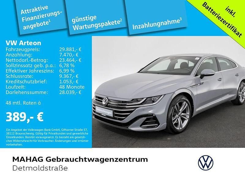 Mondsteingrau Gebraucht 2022 VW Arteon R-line Limousine | 29.881 € (Guter Preis) - Bild 1/2