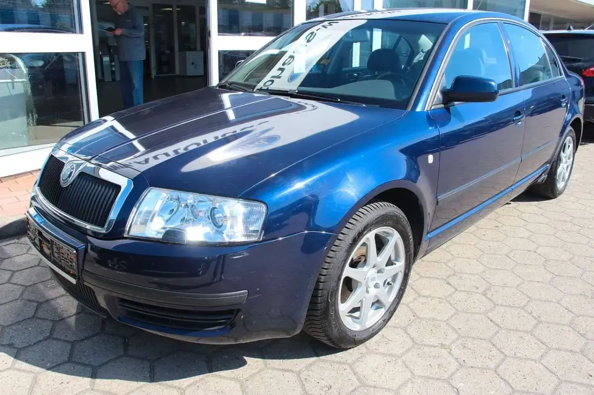 Gebraucht Skoda Superb 116 PS (85 kW) 2003 Blau Limousine