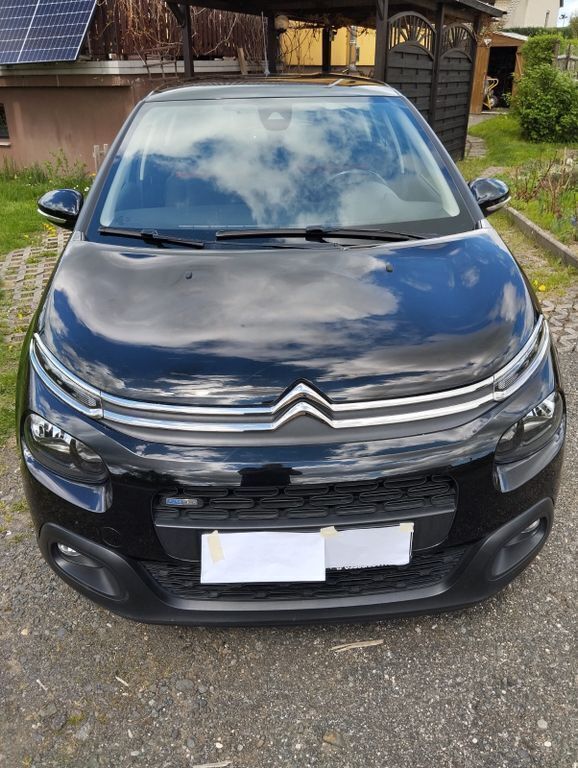 Schwarz Gebraucht 2017 Citroën C3 PureTech Kleinwagen | 11.700 € (Fairer Preis) - Bild 1/4