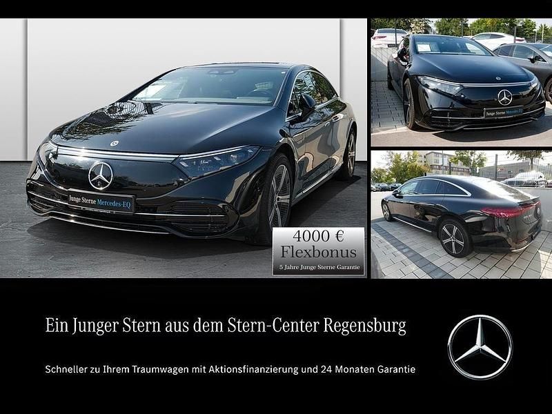 Schwarz Gebraucht 2023 Mercedes EQS350 Electric Art Limousine | 46.990 € (Fairer Preis) - Bild 1/4