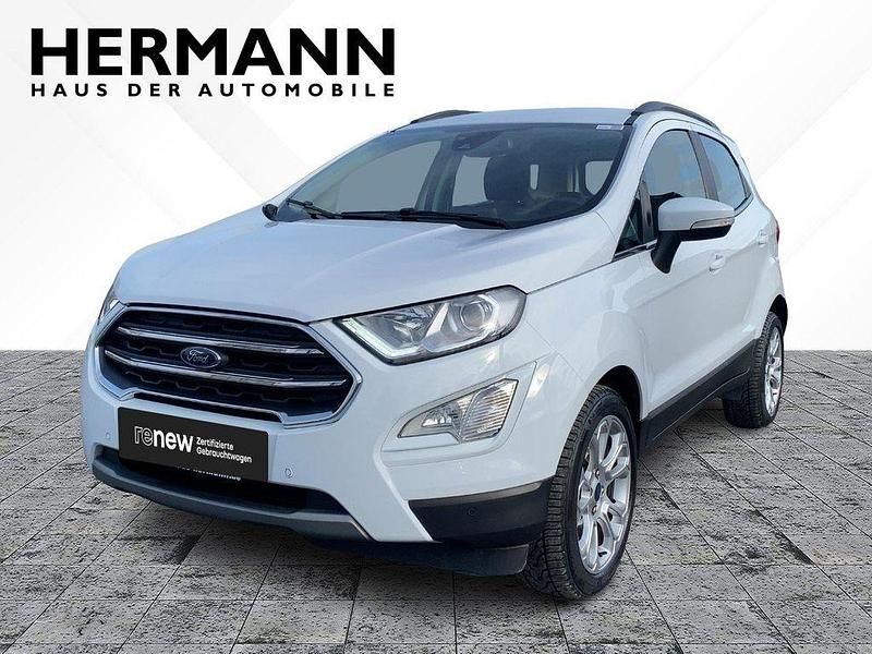 Gebraucht Ford Ecosport Titanium 125 PS (91 kW) 2022 Frost weiss (weiß) SUV