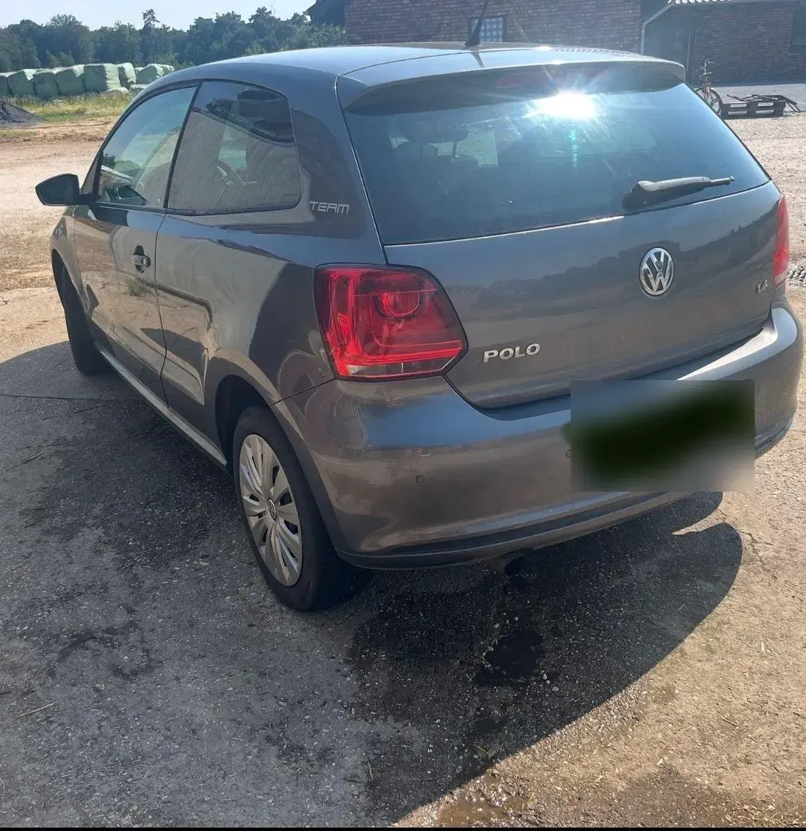 Gebraucht VW Polo Team 86 PS (63 kW) 2010 Grau Kleinwagen