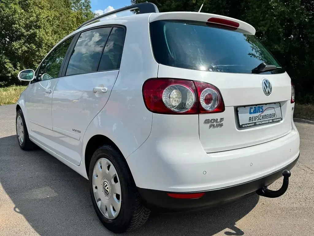 Gebraucht VW Golf Plus Cross United 122 PS (89 kW) 2008 Weiß Van / Kleinbus