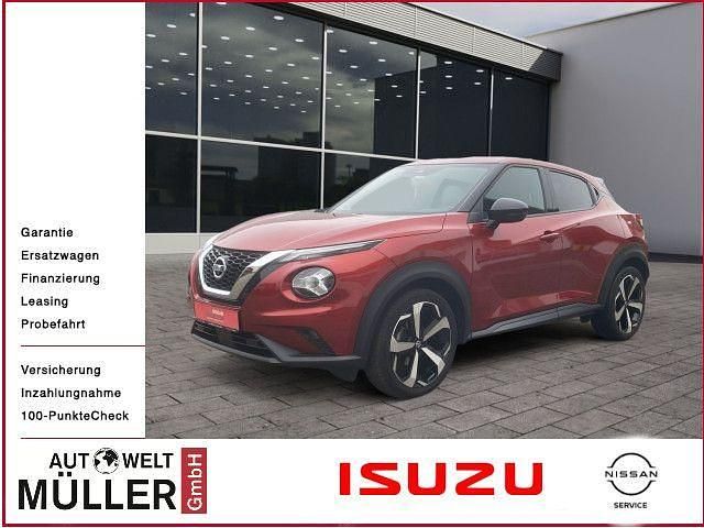 Fuji sunset red Gebraucht 2021 Nissan Juke Tekna SUV | 19.700 € (Fairer Preis) - Bild 1/4