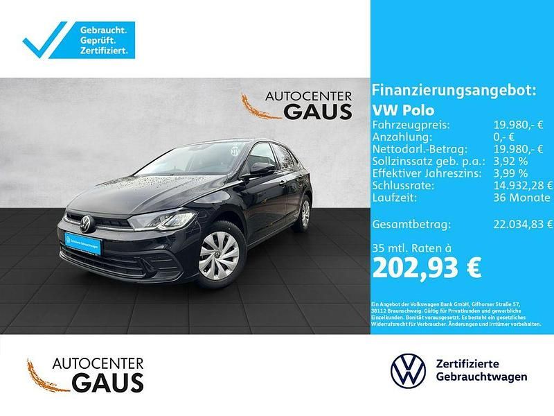 Gebraucht VW Polo Life 95 PS (69 kW) 2025 Schwarz Limousine