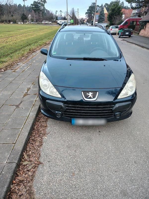 Blau Gebraucht 2007 Peugeot 307 Kombi | 950 € - Bild 1/4