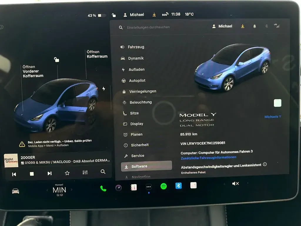 Gebraucht Tesla Model Y 378 kW (514 PS) 2022 Grau SUV