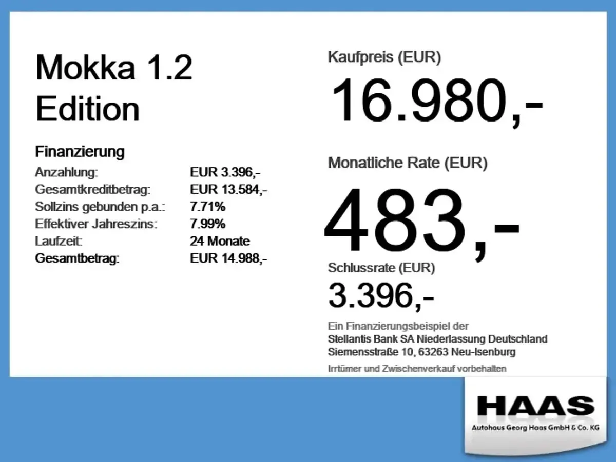 Usata Opel Mokka Edition 131 CV (96 kW) 2023 Nero SUV