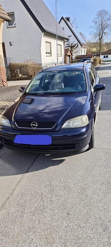 Gebraucht Opel Astra 84 PS (61 kW) 2003 Blau Kombi