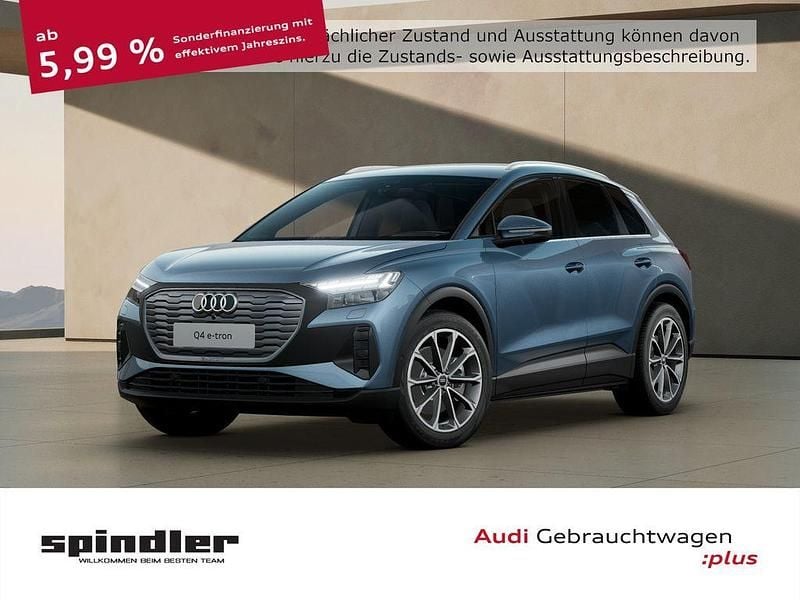 Geysirblau metallic Gebraucht 2022 Audi Q4 e-tron Comfort SUV | 31.480 € (Fairer Preis) - Bild 1/4