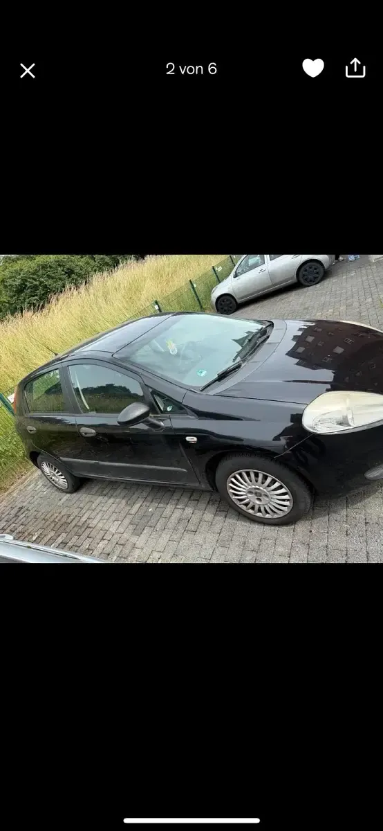 Gebraucht Fiat Grande Punto 77 PS (56 kW) 2006 Schwarz Kleinwagen